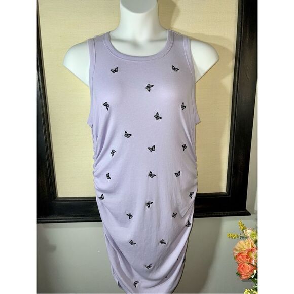 90s/ Y2K Purple butterfly Dress - NWT - 1X - Picture 1 of 8
